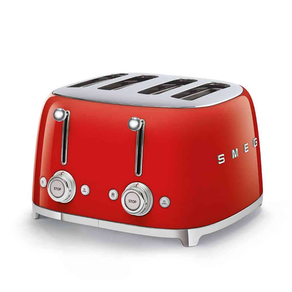 Máy Nướng Bánh Mỳ Smeg TSF03RDEU Red_0