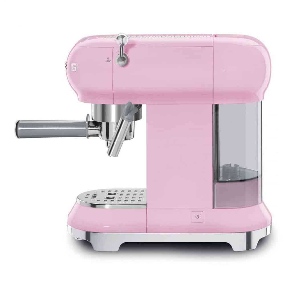 Máy pha cafe bán tự động Smeg ECF01PKEU Pink_0