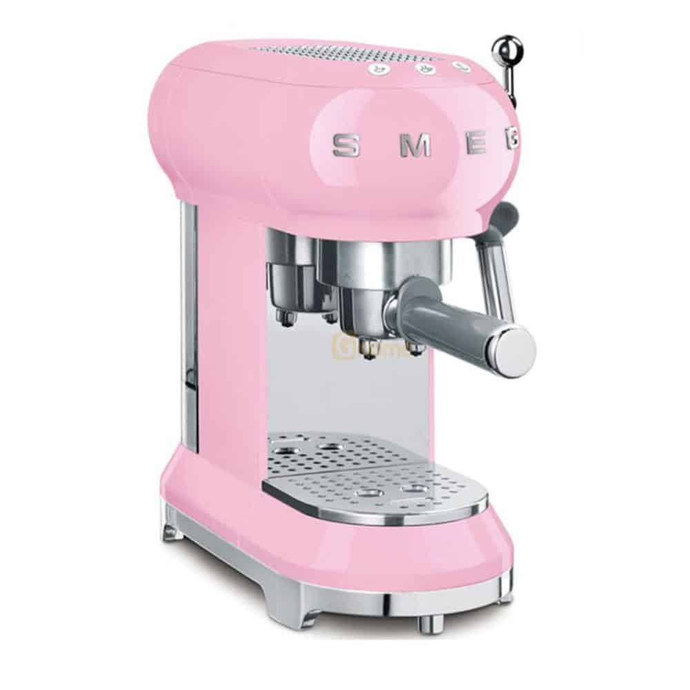 Máy pha cafe bán tự động Smeg ECF01PKEU Pink_1