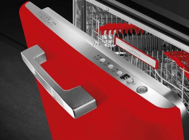 Máy Rửa Chén Bát Smeg ST2FABRD Màu Đỏ-2